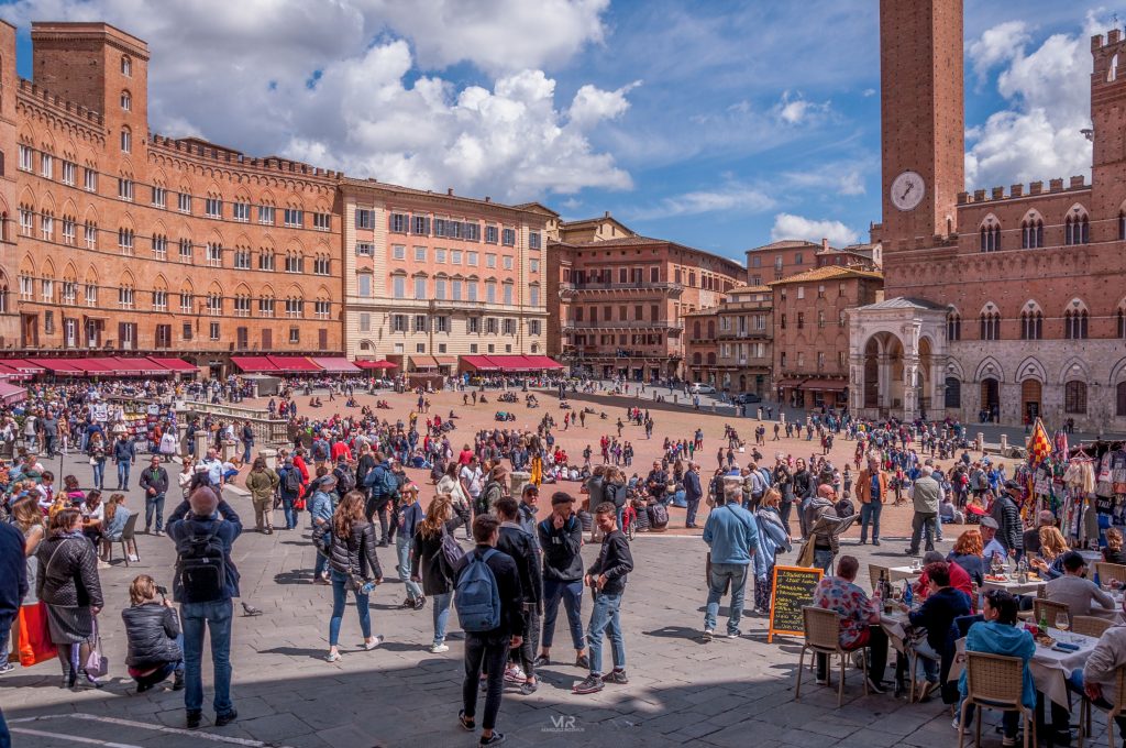 Włochy Siena Toskania Piazza del Campo